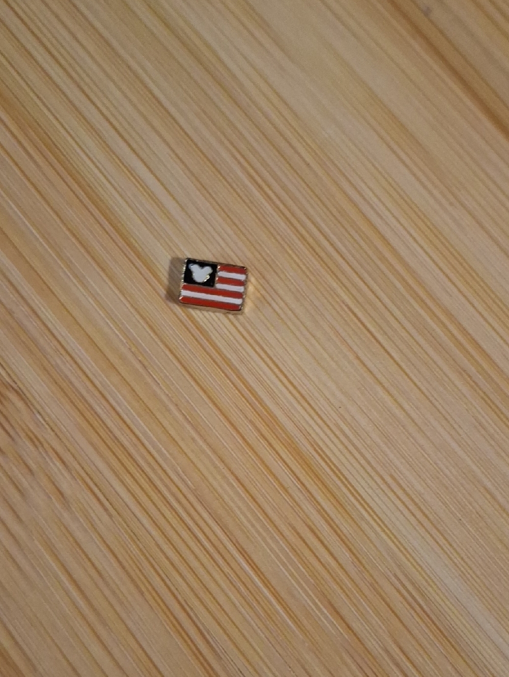 American Flag Enamel Pin - Red, White, Blue